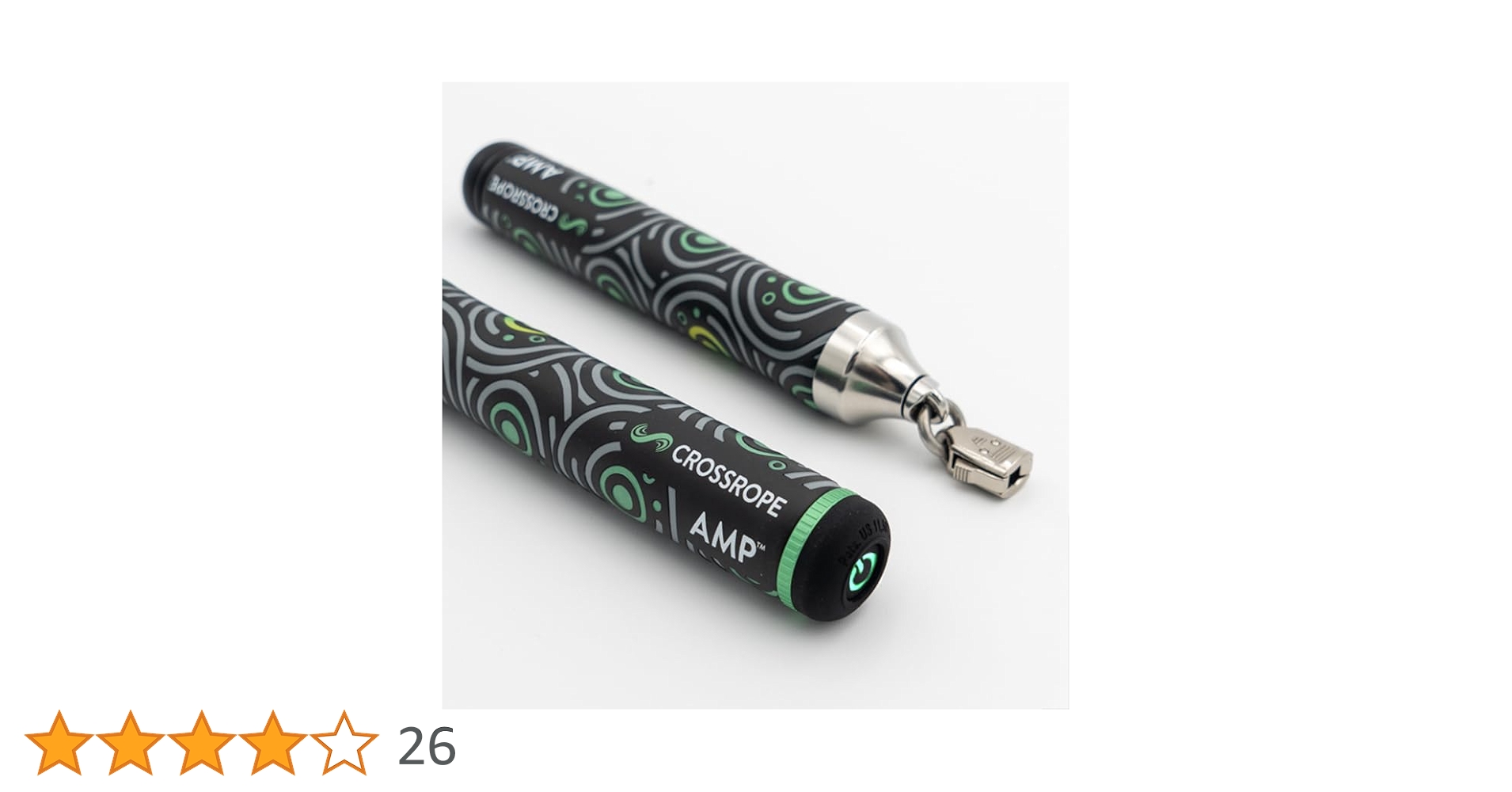 CROSSROPE ウェイト付き縄跳びシステム Amazon | Crossrope AMP 2.0 スマート縄跳びセット 1/4ポンド、1/2