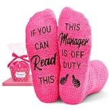 HAPPYPOP Manager Gifts for Women - Office Project Nurse Case Stage Manager Gifts Socks