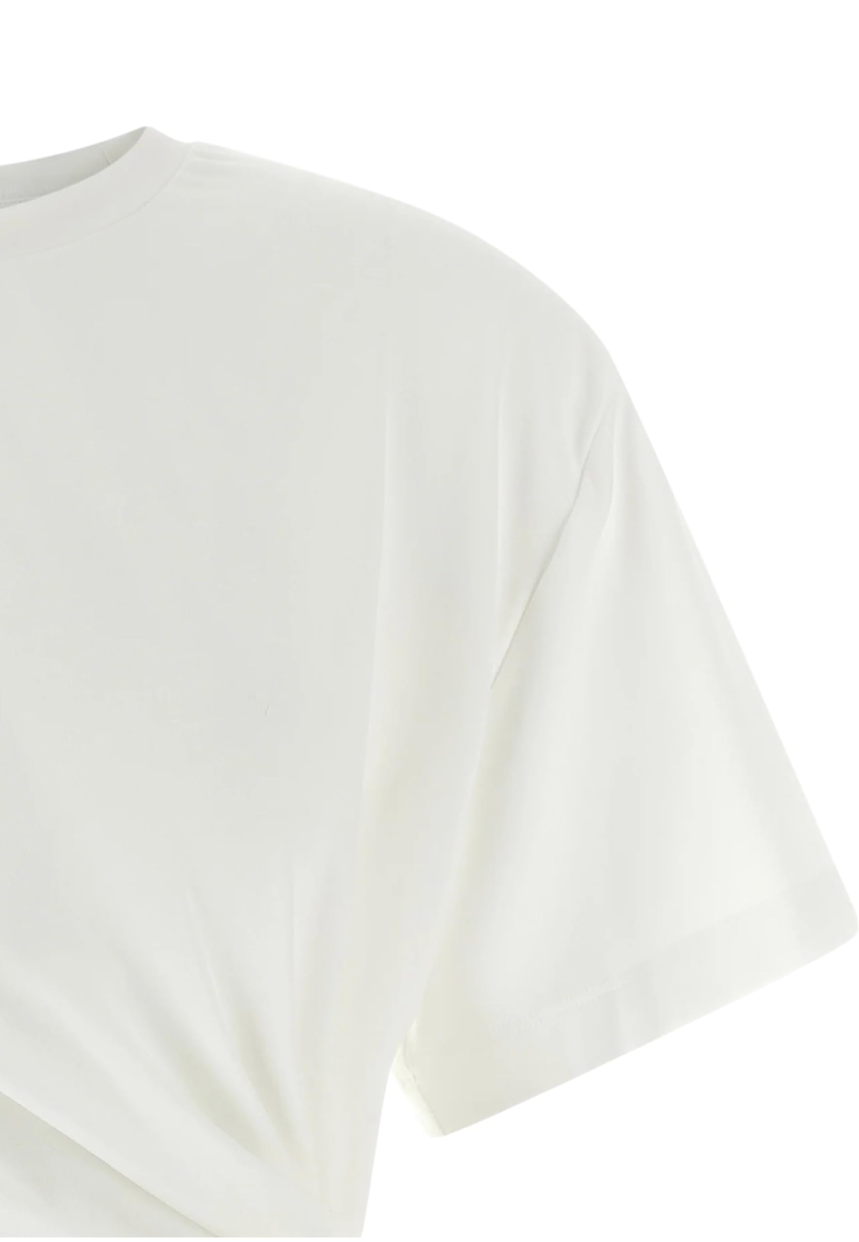 PINKO t-shirt z drapowaniem biały Mary