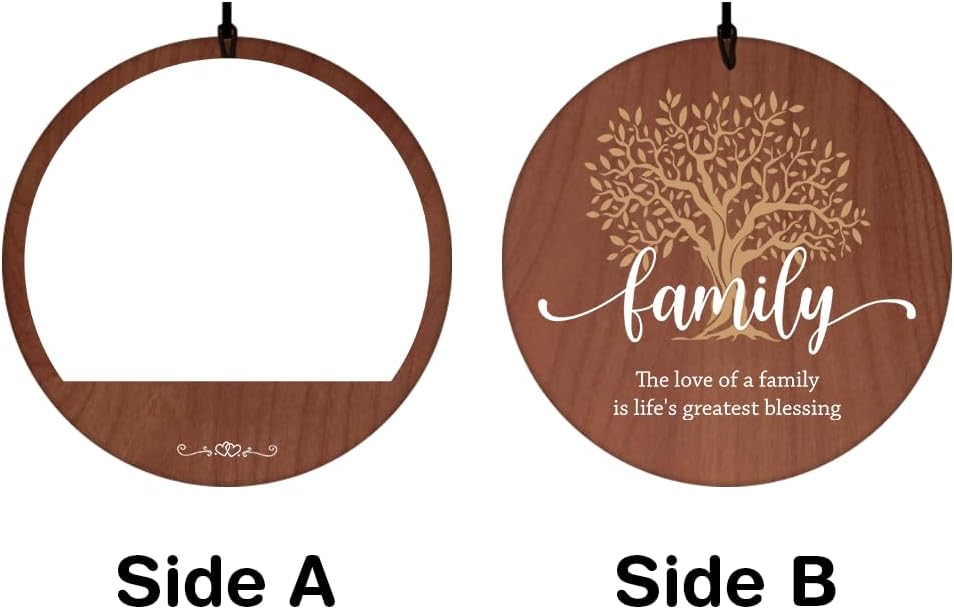 ASTARIN Custom Wind Chimes, Wind Bells for Outside, Personalized Memorial Gifts for Family, Metal Wind Chime Outdoor Suit for Garden, Patio, Porch, 36'' (Family-1)