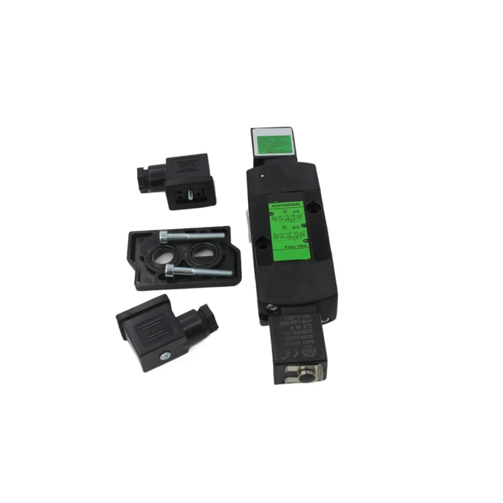 QRUYHBAJU SCG531C002MS Solenoid G1/4 Spool Valves Solenoid Valve(AC220V)