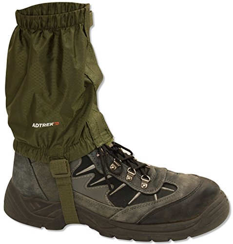 Adtrek Outdoor Hiking/Walking/Trekking Waterproof Boot Ankle Legging Gaiters, Fits Sizes UK 5 - 11.5