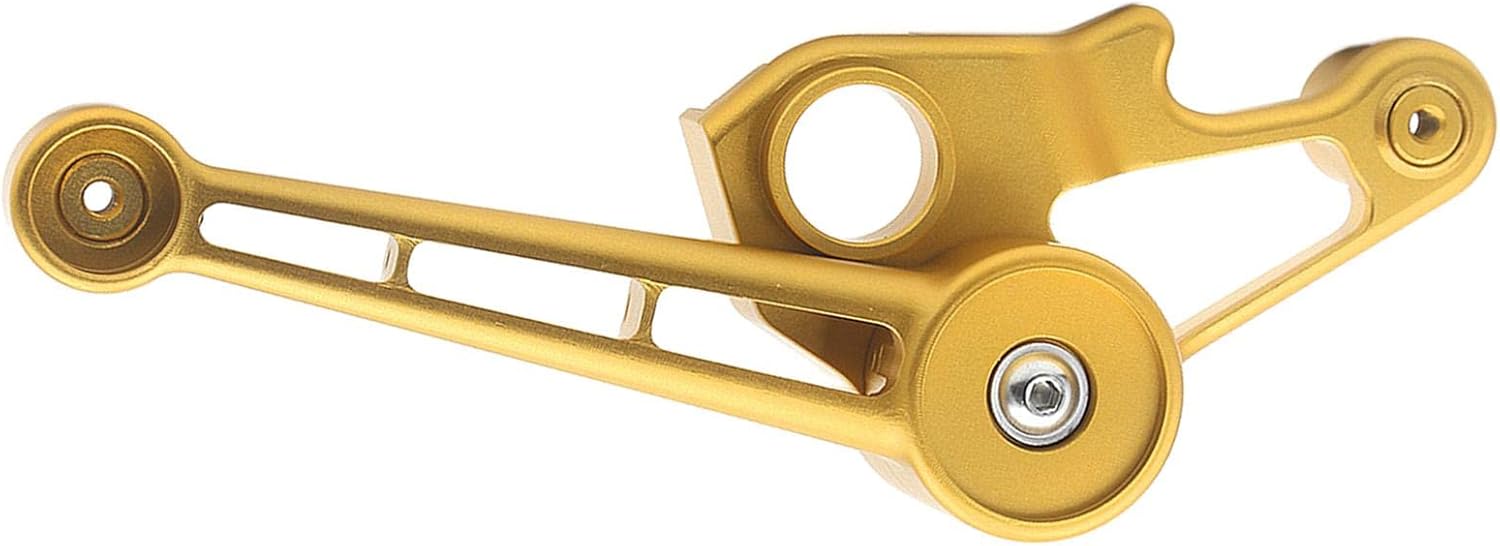 Weight Aluminium Bicycle Chain Tensioner 2/6 Speed Rear Derailleur for Brompton - and Easy to Install - Perfect for Cycling Enthusiasts - Gold