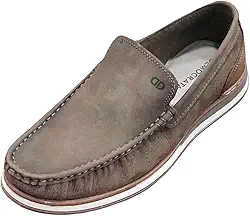 Mocassim Denim Flow Preto/Marrom