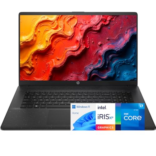 Image of Customized Laptop, Created Using HP 17.3 inch Laptop, Intel Core i7-1255U, 8GB / 16GB / 32GB RAM, 256GB / 512GB / 1TB SSD, 17.3 inch HD+ Display, Intel Iris Xe Graphics, HDMI Port, Windows 11 Home