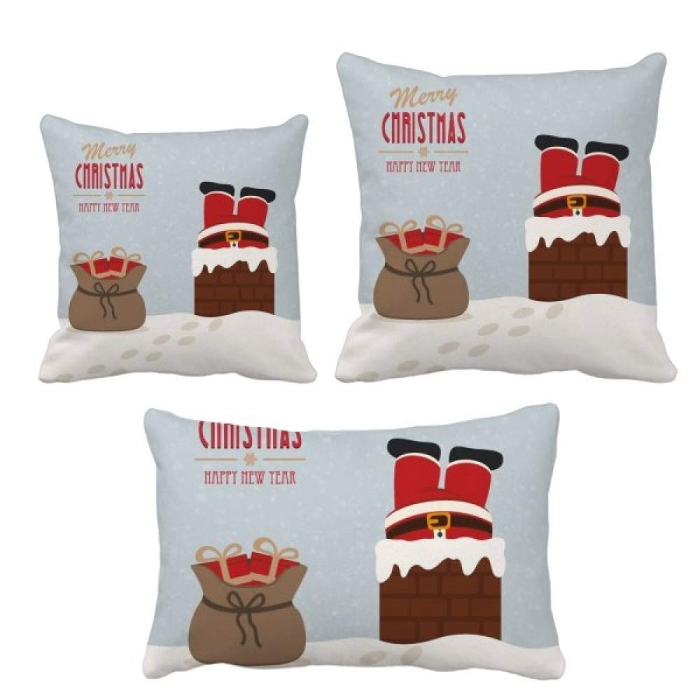 Housse de coussin pour Noël idéale pour réveillonner au salon près du sapin