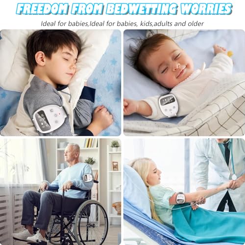 Miniatura 6 de Alarma Inalámbrica Para Niños Y Niñas, Recargable Usb-C, Alta Sensibilidad, Sonido Fuerte Y Vibración, 3 Modos, Diseño Compacto Para Orinal Nocturno
