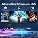 GarageRock Soundbar mit Subwoofer für Fernseher, 110W Heimkino Soundsystem mit Deep Bass&Auto Volume Boost&3 EQ Modi, Bluetooth 5.3/ARC/Opt/AUX, Surround Sound System für Fernseher/PC/Projector, 1 Set