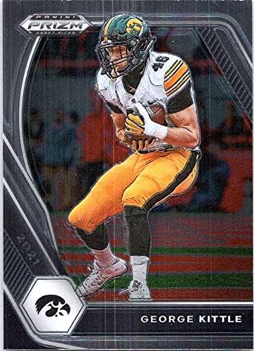 2021 Panini Prizm Draft Picks #50 George Kittle Iowa Hawkeyes NFL Football Card NM-MT