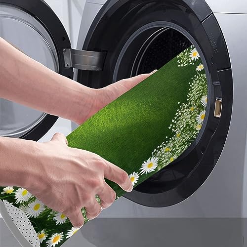 Tapis rond en flanelle lavable et antidérapant pour bureau - 8
