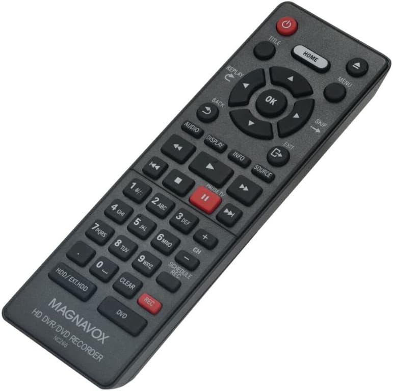 Replacement Remote Control Replace for TV/Audio/Projector for NC266UH for Magnavox DVR DVD Recorder MDR865H/F7 MDR867H/F7