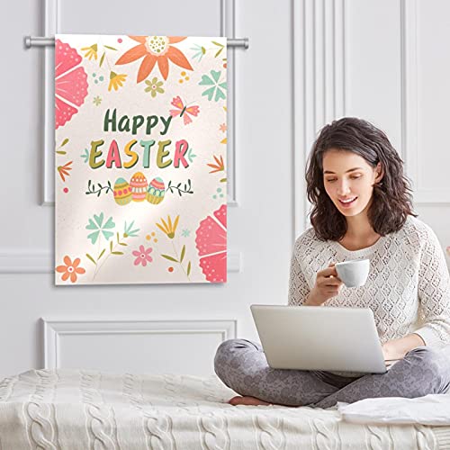 Drapeau de jardin Happy Easter 30x45 cm imprimé double face - 6