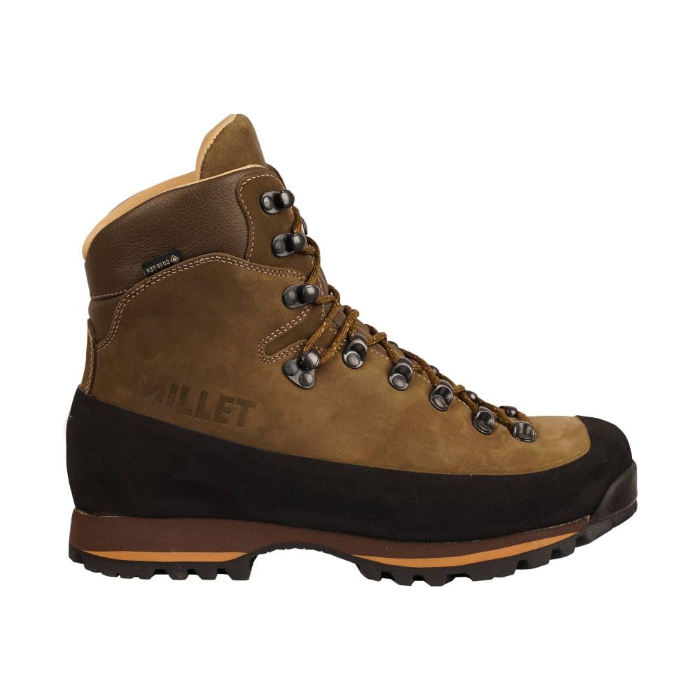 MILLET Bouthan Gtx mens Hiking Boot 43 1/3 EU Narrow Brown logo