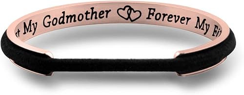 Zuo Bao Godmother brazalete pulsera First My Godmather Forever My Friend Hair Tie brazalete para mujer
