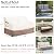 SoloToo Outdoor Couch Cover Waterproof Heavy Duty Patio Furniture Covers, 76W x 32.5D x 33H Inches 3 Seater Outdoor Sofa Cover (Beige)