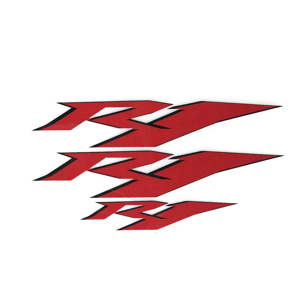 Reflective Motorcycle Flat Plain Bike Decal Sticker Compatible with Yamaha YZF R1