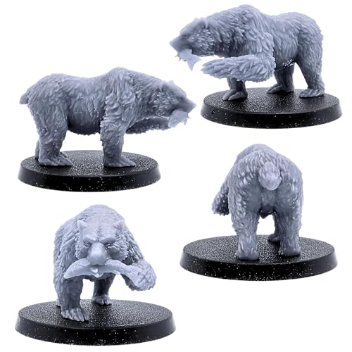 Grizzly Bear Miniature Figure for Giant 28mm Dungeons and Dragons Miniature Gaming, Fantasy Role Playing Games - Image 2