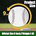 Forcebucket Official Size Practice Training Baseballs 12 Balls Pack Blank Baseball Sports Youth/Adult for League Play, Pitching, Batting, Fielding, Autograph, Gifts(One Dozen)