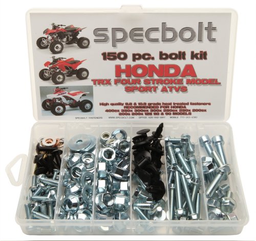 150pc Specbolt Honda 400EX & 250EX Bolt Kit for Maintenance OEM Spec Fasteners