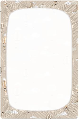 Miniatura 2 de Balloons Fitted Crib Sheet for Boys Girls Baby Crib Sheet Crib Mattress Sheet Mini Crib Sheets for Standard Mattress,39 x 27 in