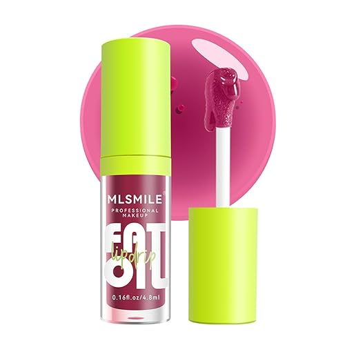 Aceite hidratante para labios que brilla intensamente, brillo labial hidratante, bálsamo labial transparente, de larga duración, hidratante, no