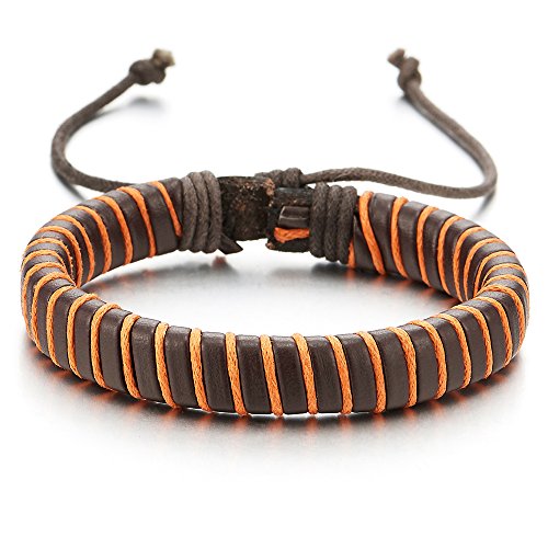 COOLSTEELANDBEYOND Uomo Donna Marrone Arancione