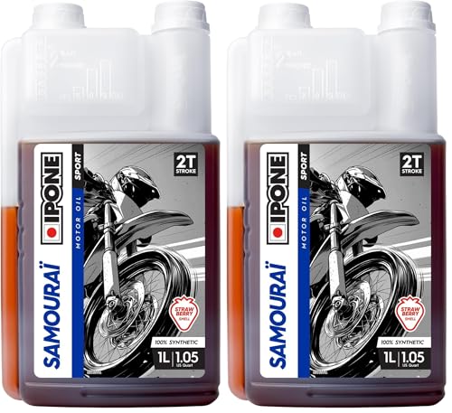 Huile 2T IPONE Samouraï Racing évite serrage moteur parfum fraise