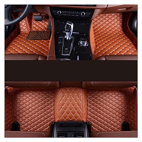 Tapis de sol auto pour Toyota RAV4 Avensis Avalon | Sur mesure 5 places marron