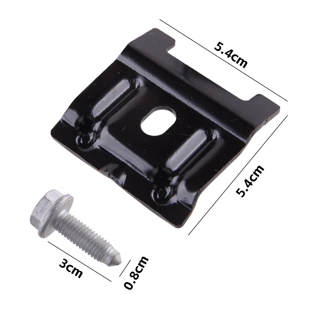 Vassoio Porta Batteria per Auto, Kit Supporto Batteria per Auto con Gancio a J e Bulloni Lega di Alluminio Supporto per Batteria Auto Universale Blocco Cofano Staffa Accessori