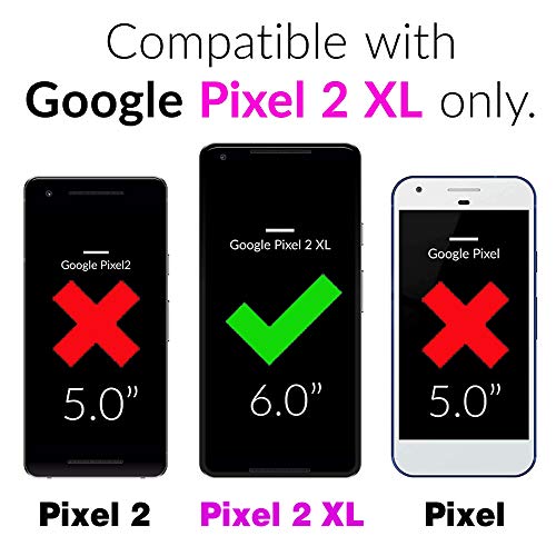 Accessoires Google Pixel 2XL étui portefeuille amovible antiresistant