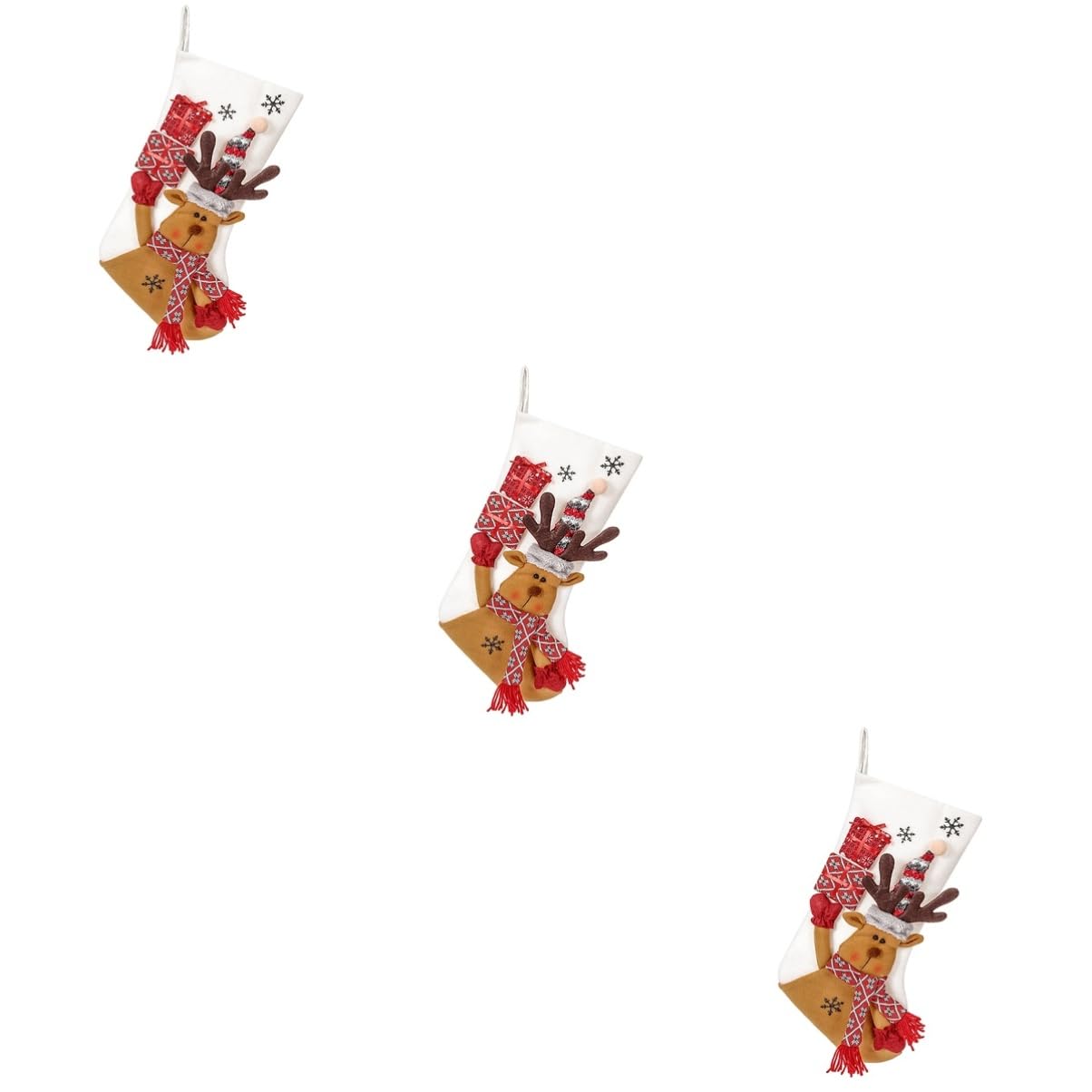 Chaussettes de Noël Amosfun lot de 3 pour raviver la magie des fêtes