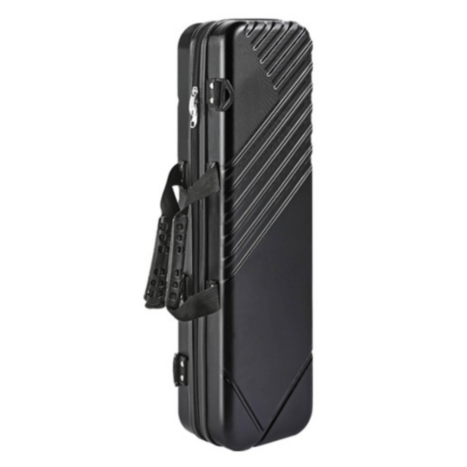 Custodia Rigida per Canna da Pesca Borsa Porta Canne Astuccio Portatackle Valigetta Impermeabile in con Tracolla Regolabile E Manico Adatta a Viaggi, Array, Nero, 125cm