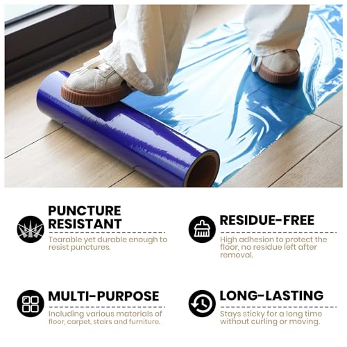 image for ADHES TAPE PURSUIT OF PERFECTION ADHES Floor Protection Film, Self Adh