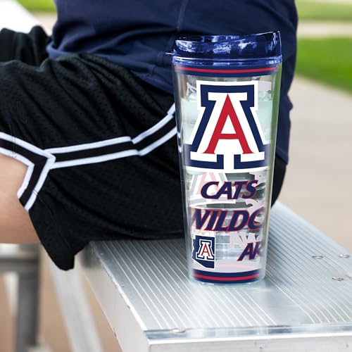Image of Rico Industries NCAA College Double Wall Mayhem 16oz Or 20oz Tritan Tumbler W Lid