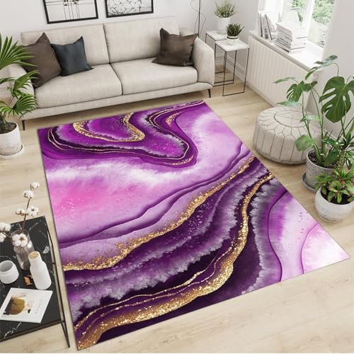 Tapis texture marbre 3D abstrait haut de gamme pour décoration