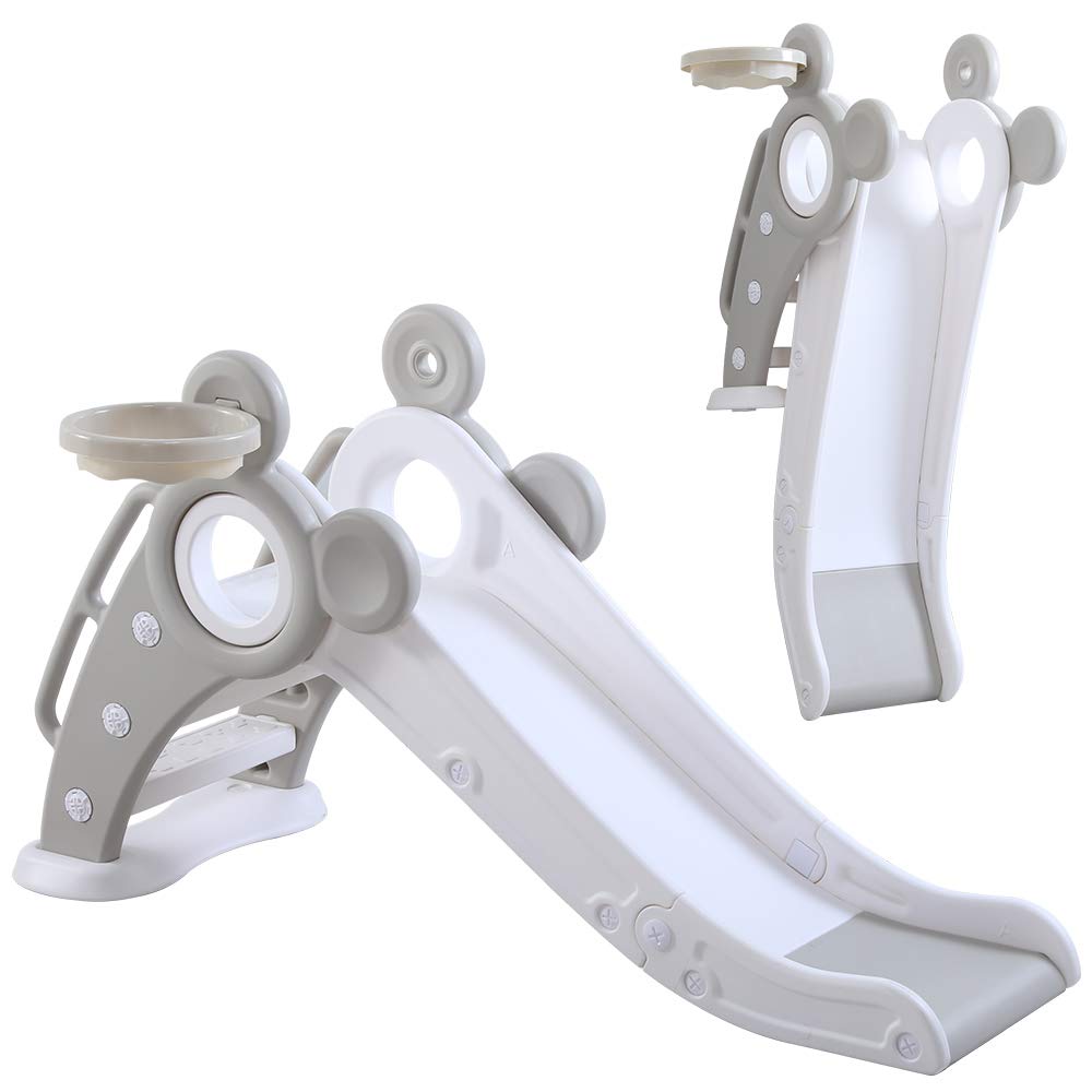 YOLEO Rutsche mit Basketballkorb