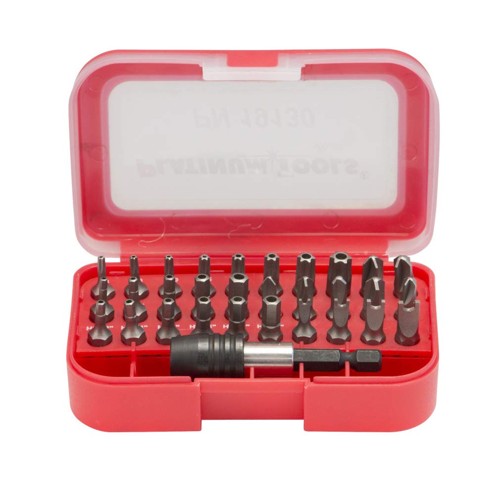 Platinum Tools 19130C 30 Piece Security Bit Set