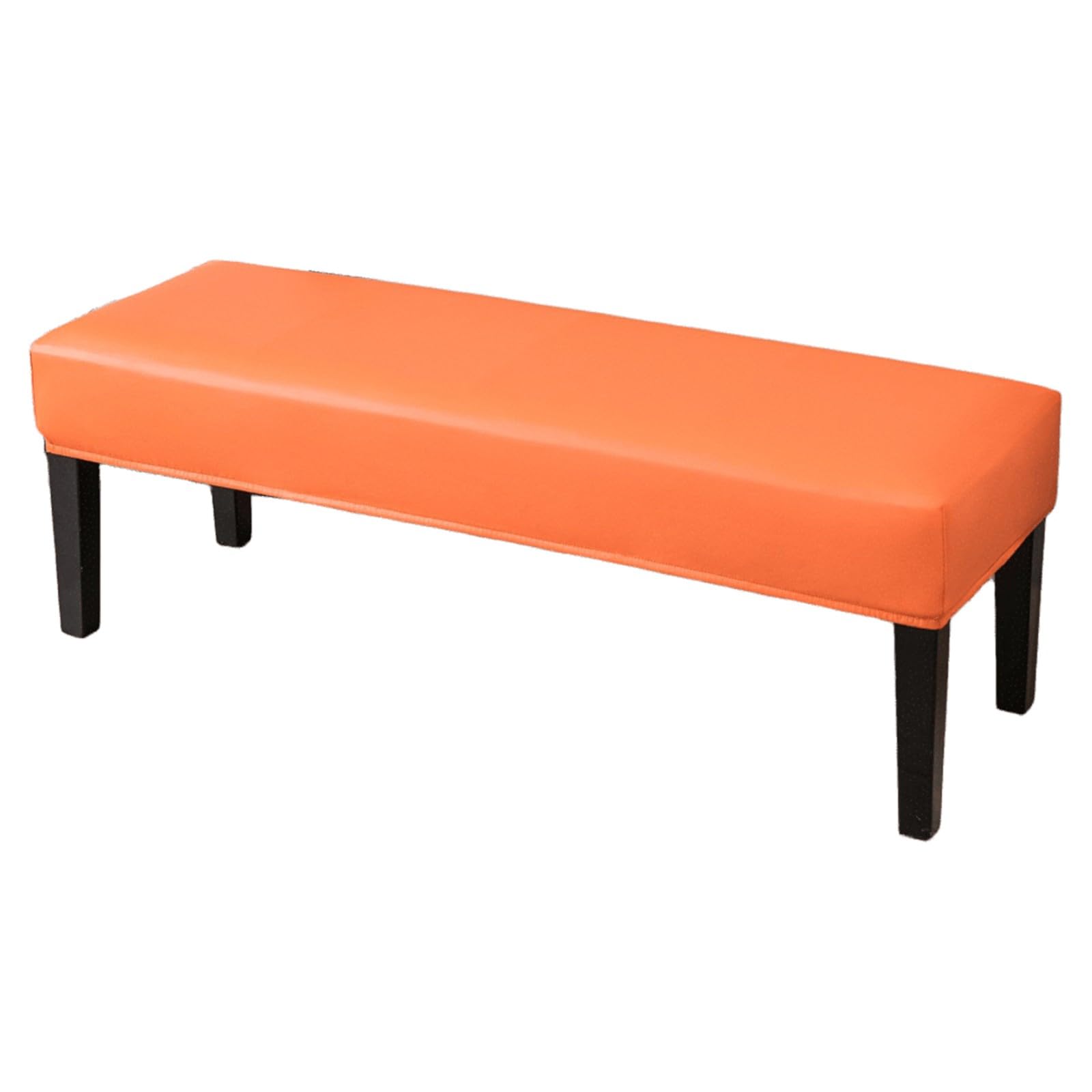 Copertura per panca in pelle sintetica elasticizzata impermeabile per sala da pranzo, soggiorno e cucina, fodera rimovibile in grigio chiaro per una facile pulizia e decorazione moderna