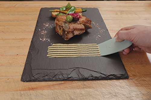 Image of Mercer Culinary Silicone Square Notch Plating Wedge, 5mm, 5 gaps
