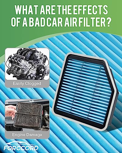 Image of 2-Pack Engine Air Filters for Lexus IS250 2006-2013, IS350 2006-2013 | for 2007-2011 GS350,2006-2007 GS430 Replace#17801-31110, Engine Filter Replacement Car Accessories