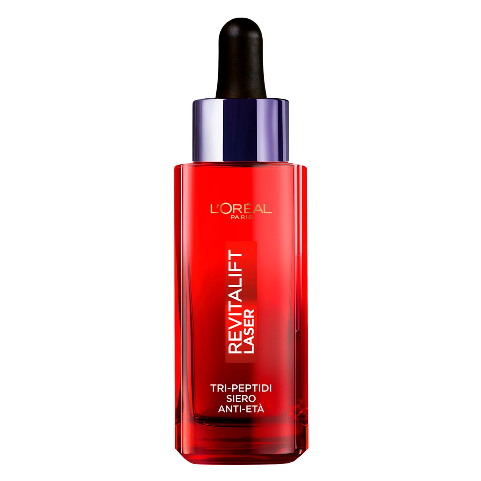 L'Oréal Paris Revitalift Laser Crema Tripla Azione Anti-Età Illuminante 50ml + Revitalift Laser Tri-Peptidi Siero Anti-Età Rimpolpante con Acido Ialuronico e Vitamina C 30ml - Set da 2