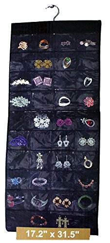 ToolUSA 80-Pocket Hanging Jewelry Organizer | 37