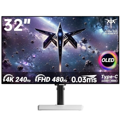 KTC 32インチ 4K有機ELモニター デュアルモード 240Hz/480Hz Amazon.co.jp: KTC 32インチ 4K OLED有機ELゲーミングモニター
