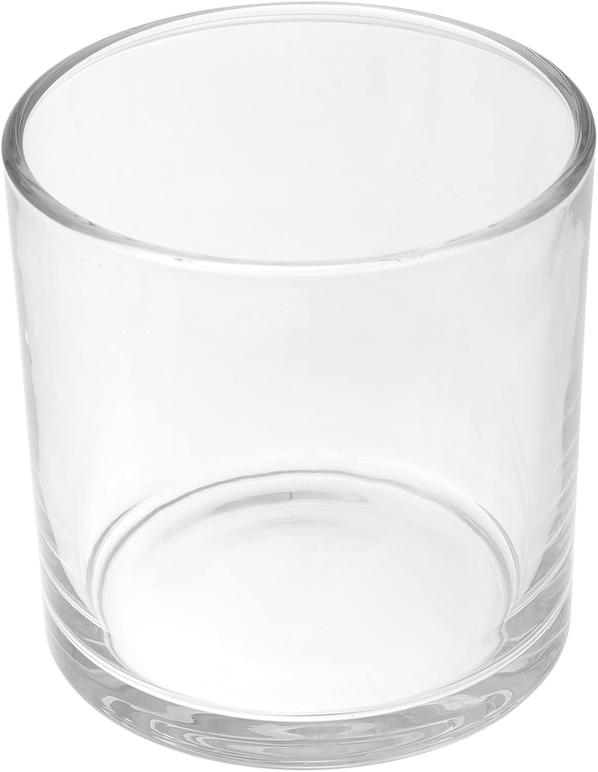 Zerodeko Simple Candle Protectors Glass Craft Candle Shades Multi-Purpose Windproof Glass Holder