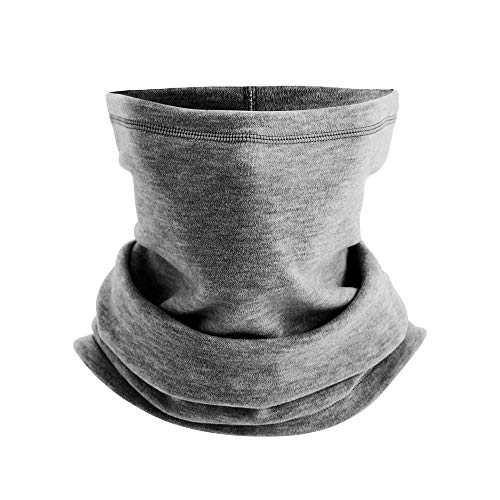 Preisvergleich Produktbild ZONSUSE Schlauchschal Herren Damen, Loop Schal, Winddicht Halswärmer Winter im Freien Nackenwärmer für Outdoor Radsport Ski Motorrad Maske,Hält Den Hals Warm (Grau)