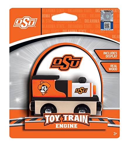 Image of MasterPieces Wood Train Engine - NCAA Oklahoma State Cowboys - Officially Licensed Toddler & Kids Toy