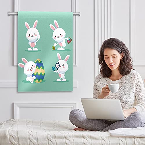 Drapeau de jardin de Pâques double face pour décoration extérieure de saison - 6