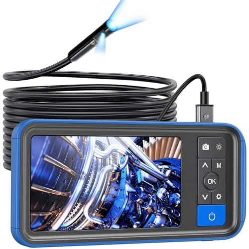 Teslong Endoskopkamera mit Licht, HD Dual Lens Endoskopkamera, Endoskop 4,5...