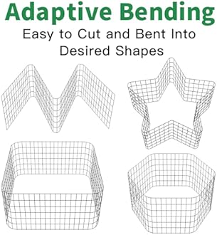 Amagabeli Garden Fence Rustproof Metal Wire Fencing 24inx10ft