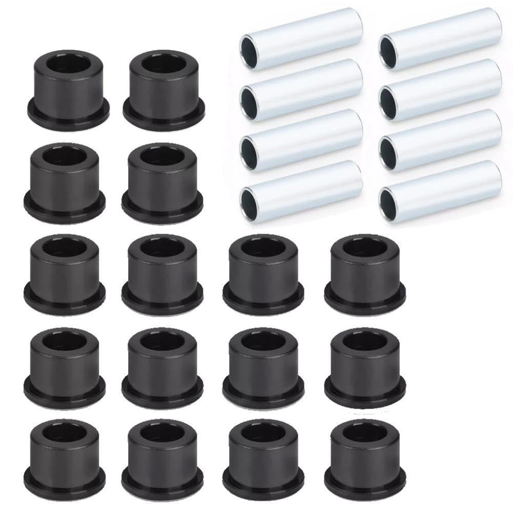 Kit de bujes de brazo delantero superior e inferior compatible con TRX450R TRX400EX 1999 a 2008